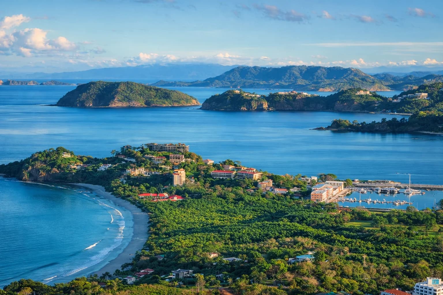 Crystal clear ocean waters Brasilito Costa Rica