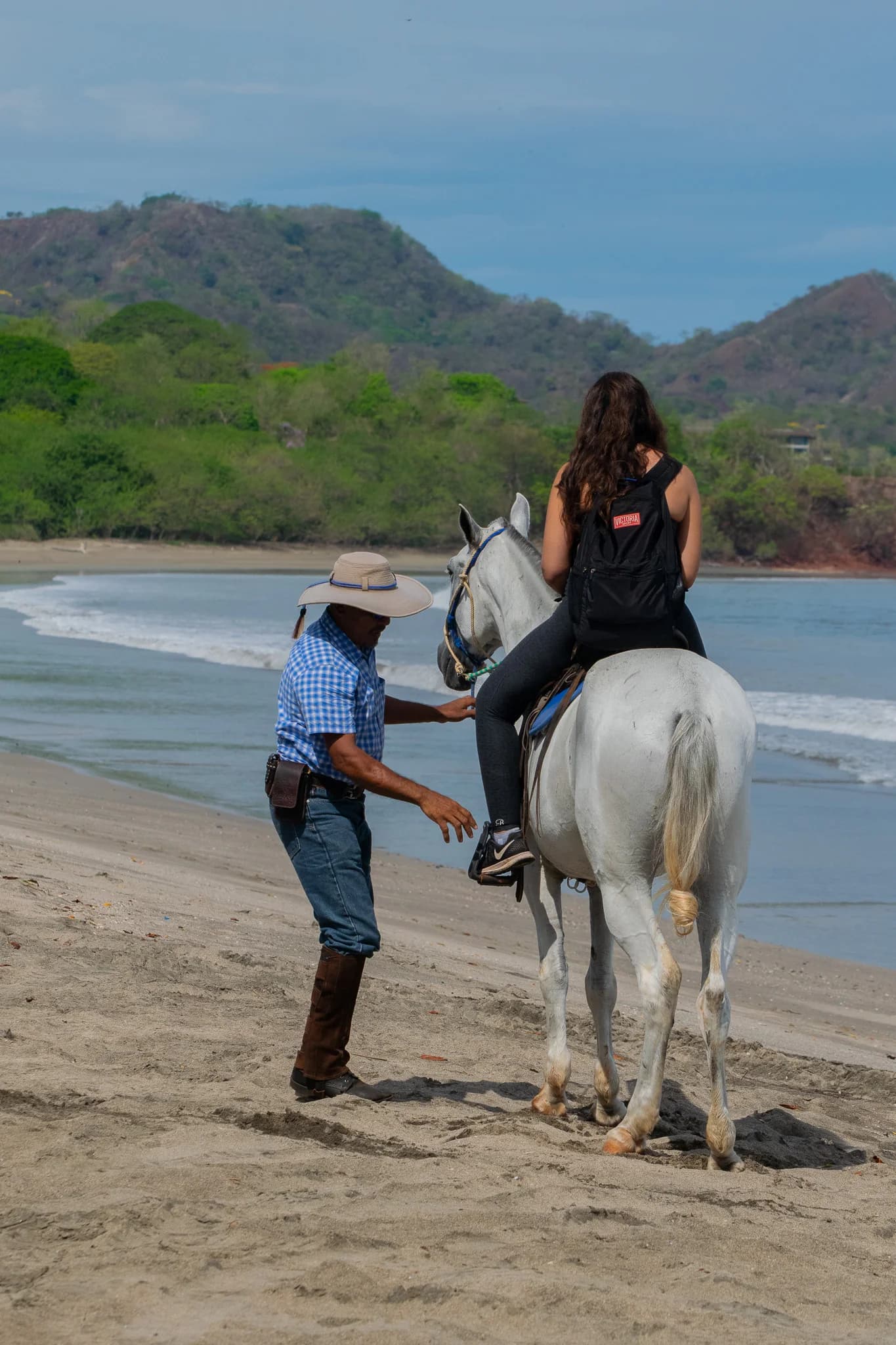 Horseback riding on Brasilito Beach Guanacaste Costa Rica