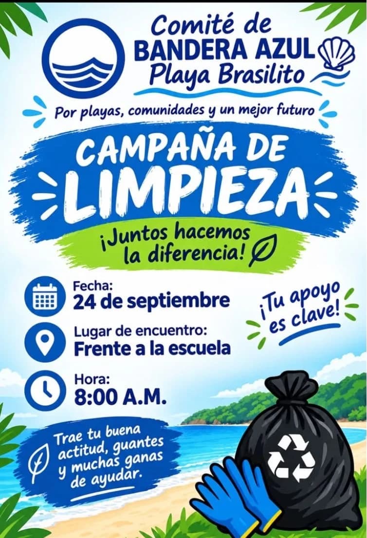 Brasilito community cleanup campaign on September 24