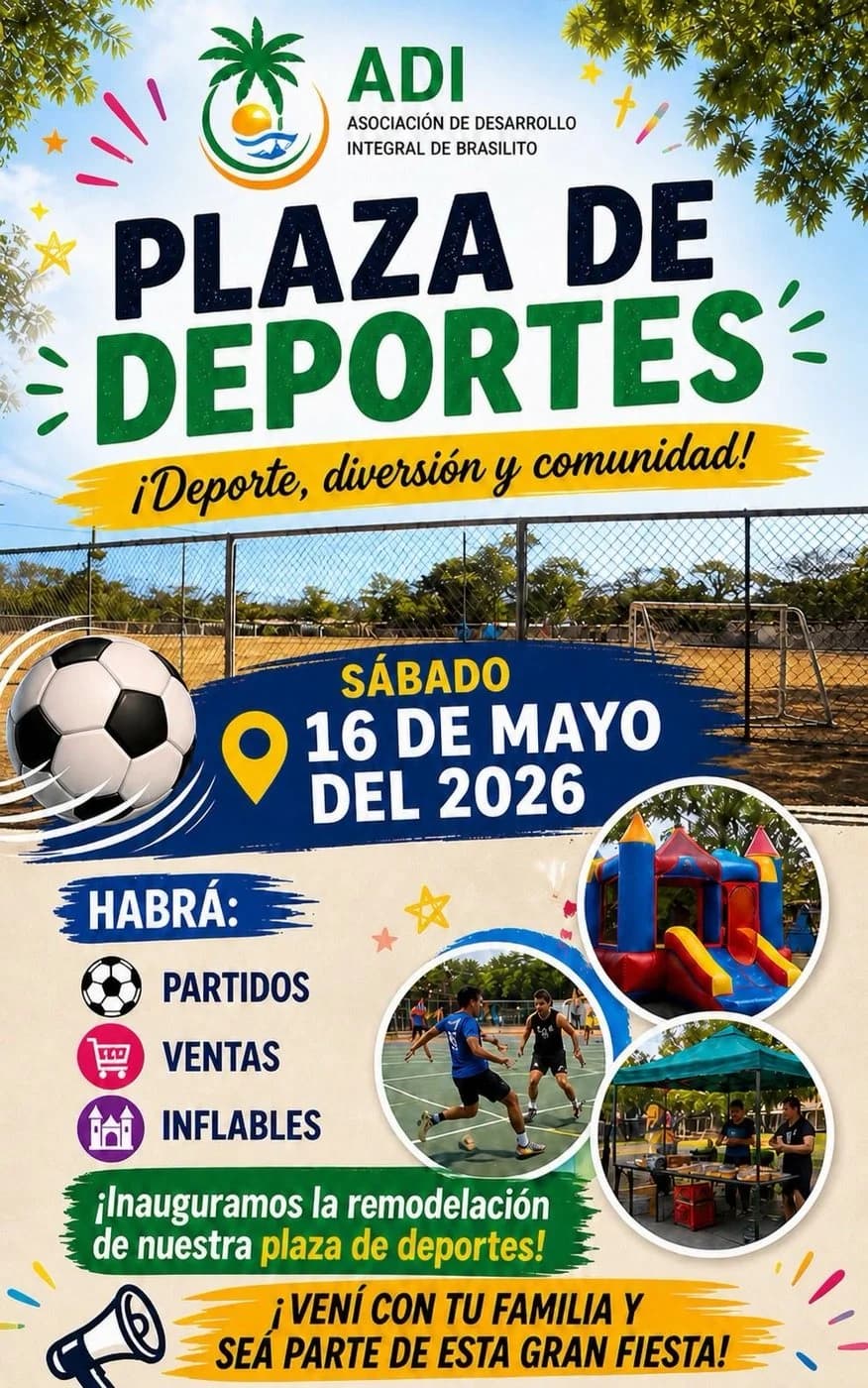 Remodeled Plaza de Deportes in Brasilito