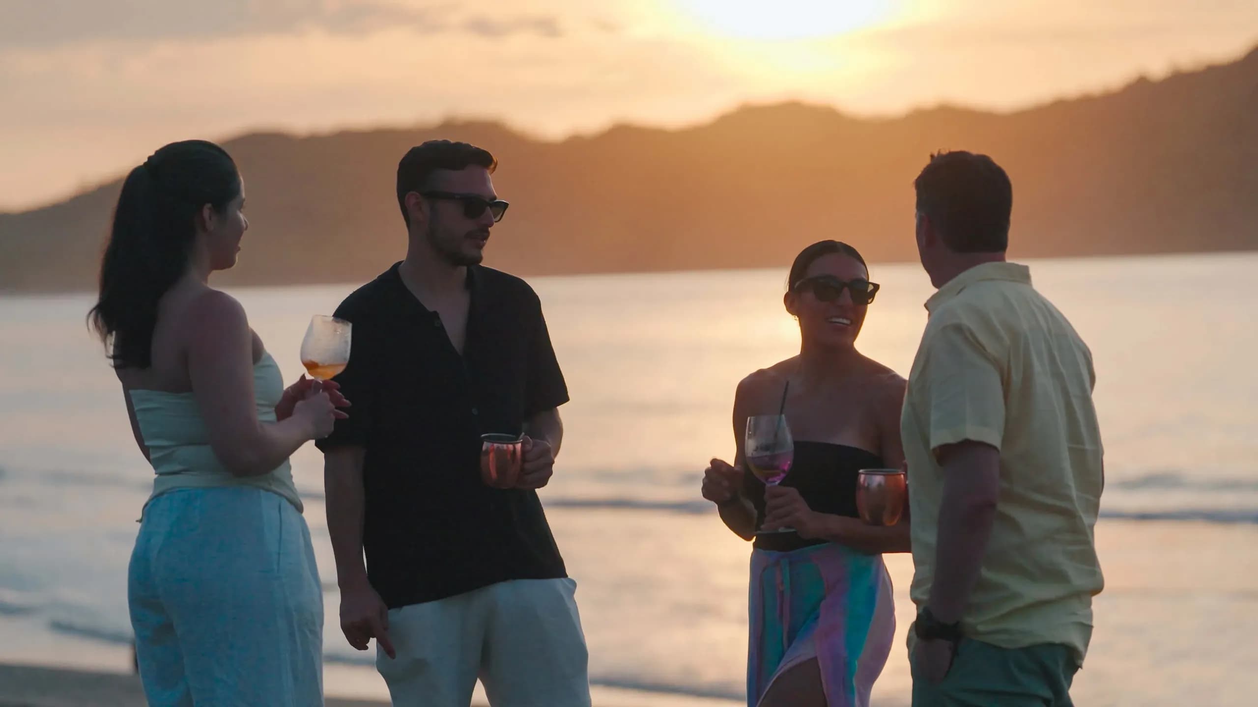 Sunset dining near Arcadia Brasilito Beach