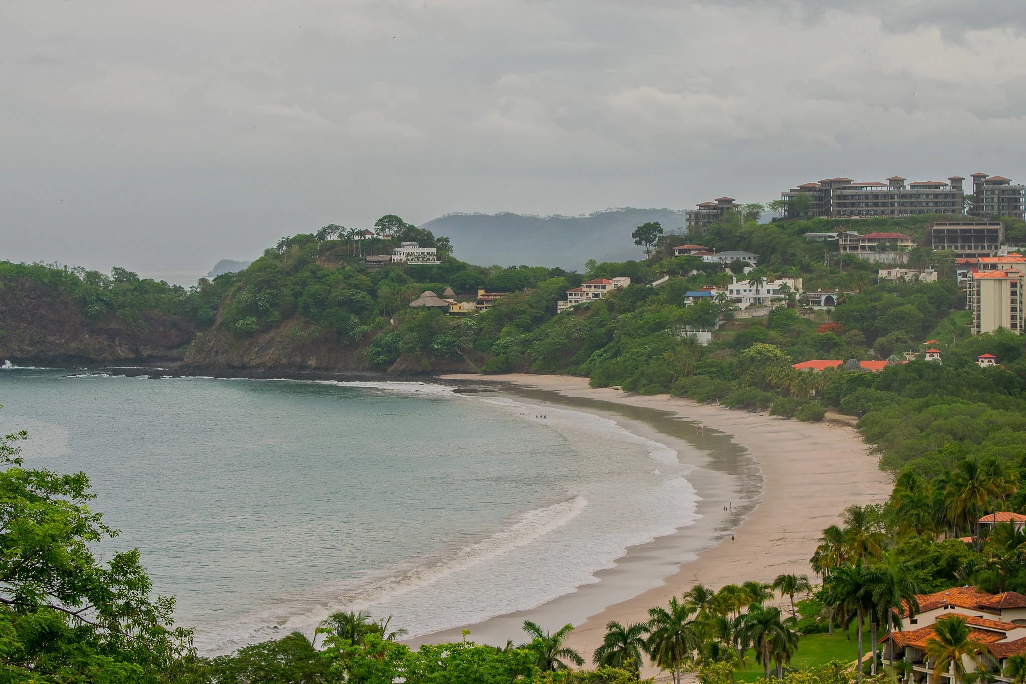 Flamingo Beach aerial view near Arcadia Brasilito