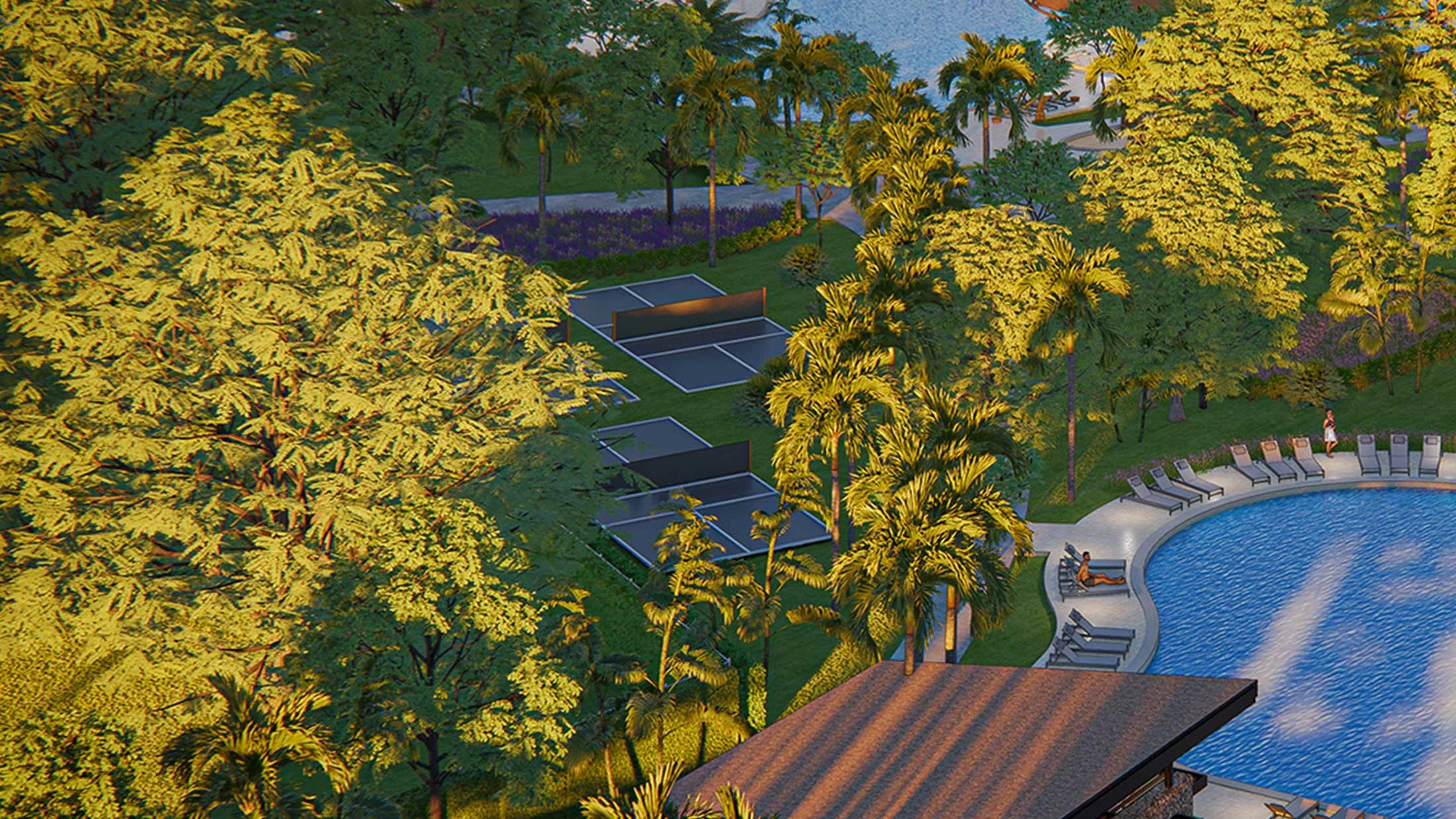 Pickleball courts