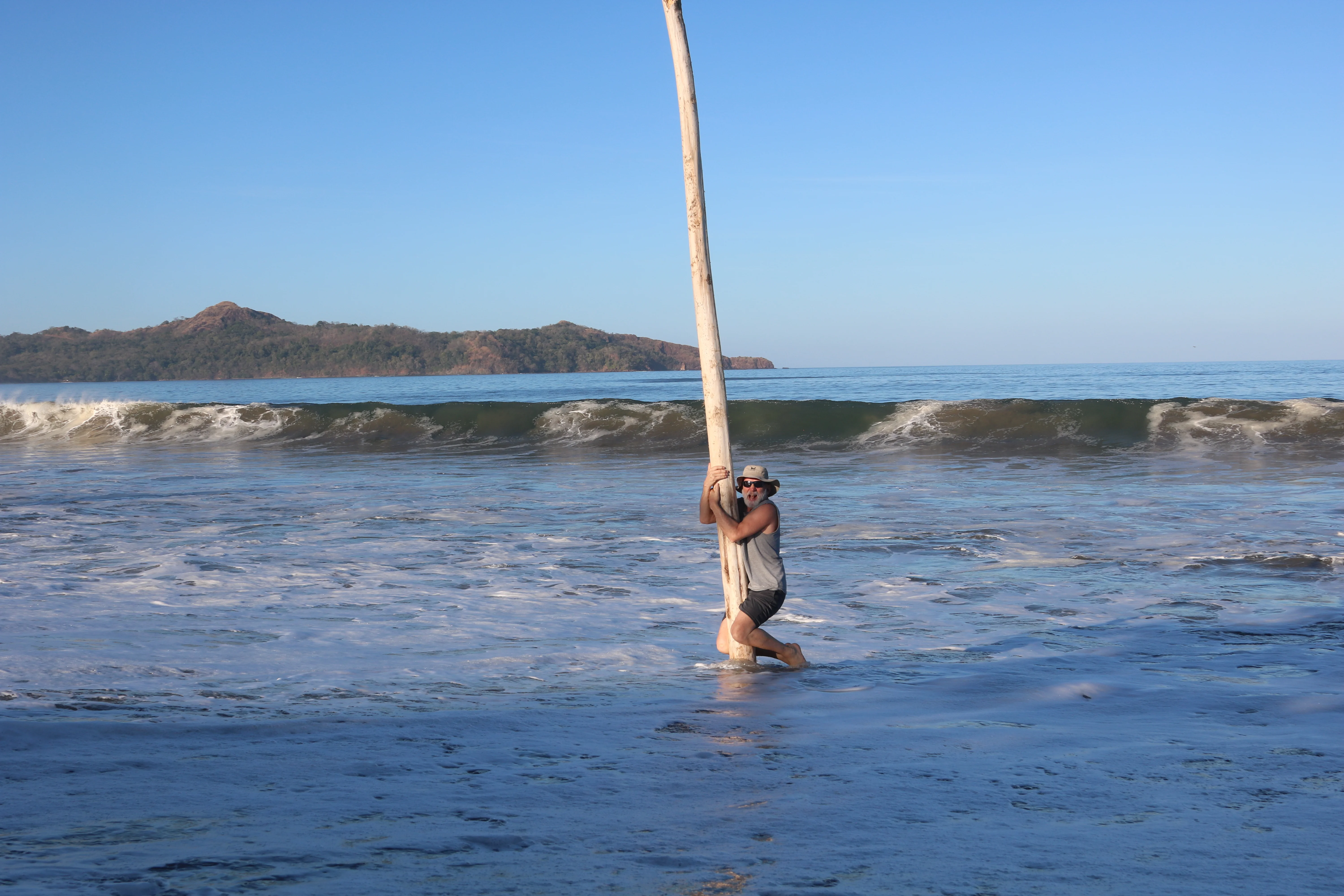 Brasilito beach lifestyle with palm trees and Pacific Ocean views in Guanacaste Costa Rica