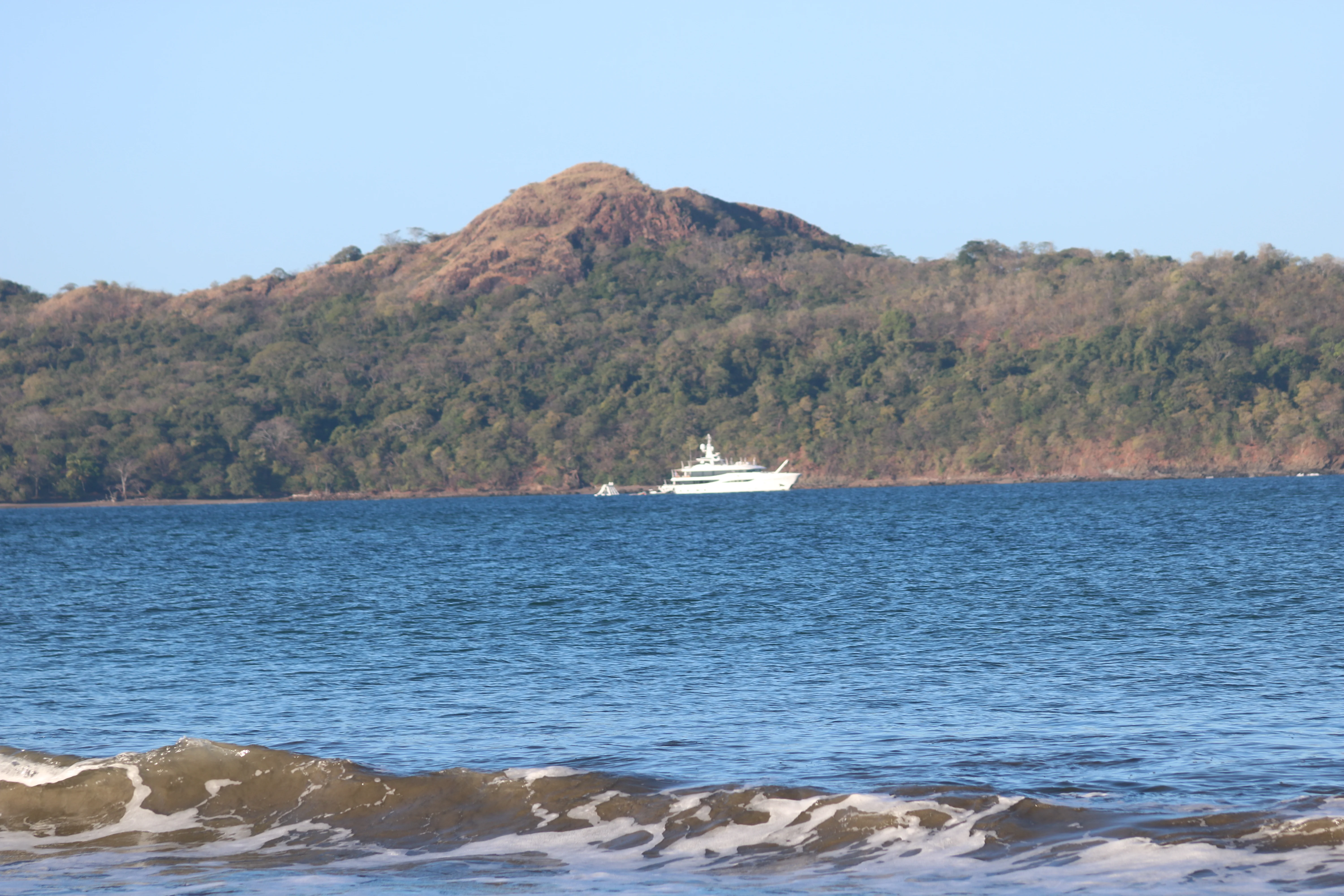 Flamingo Marina yacht dock in Costa Rica showing the growing marina development near Brasilito