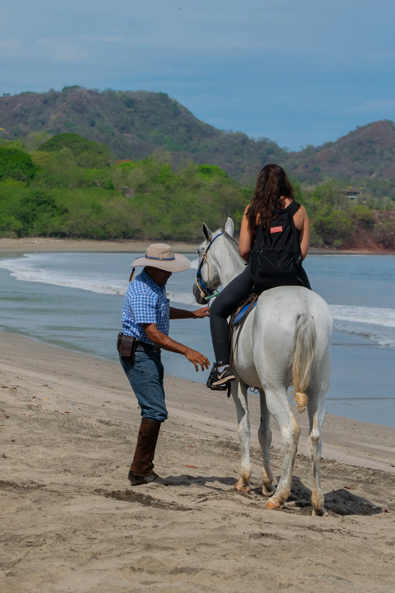 Horseback riding on Brasilito Beach Guanacaste Costa Rica