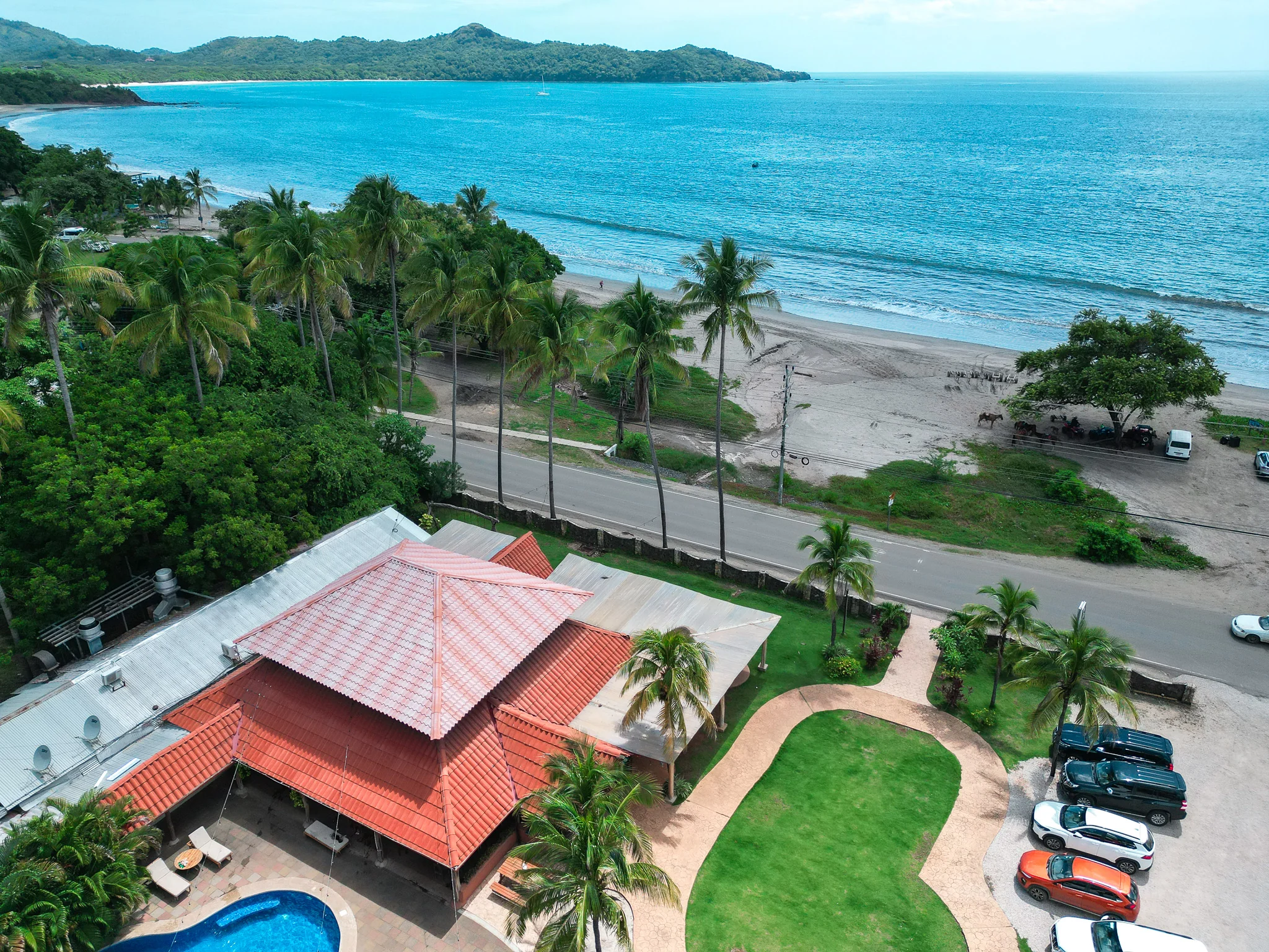Direct beach access