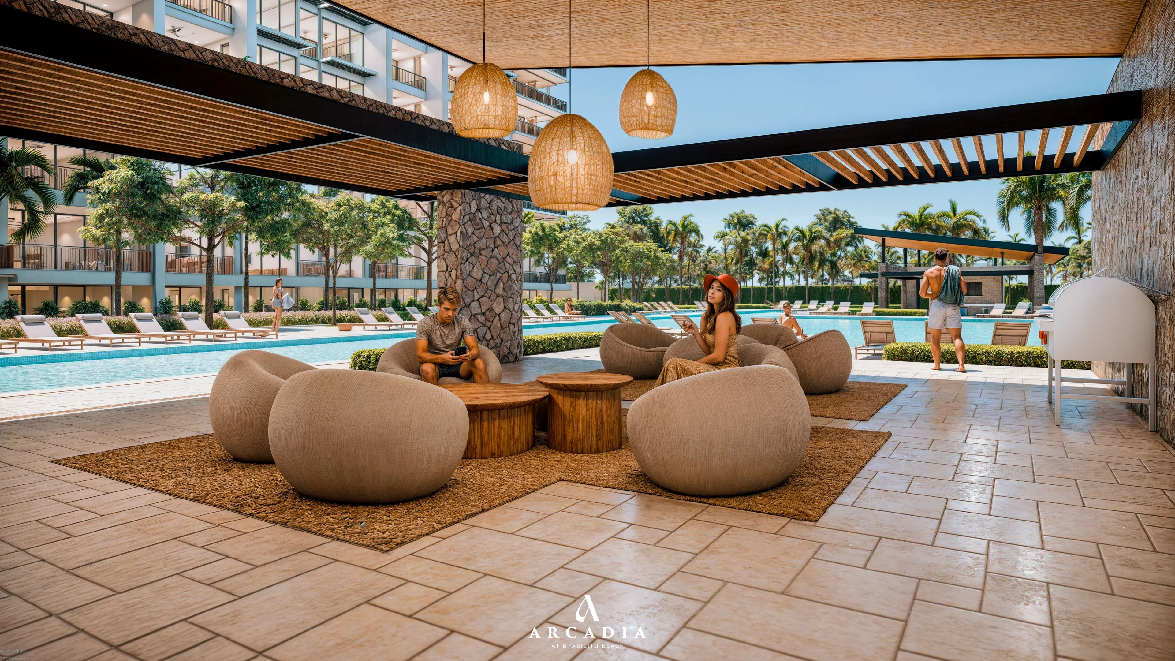 Pool interior view